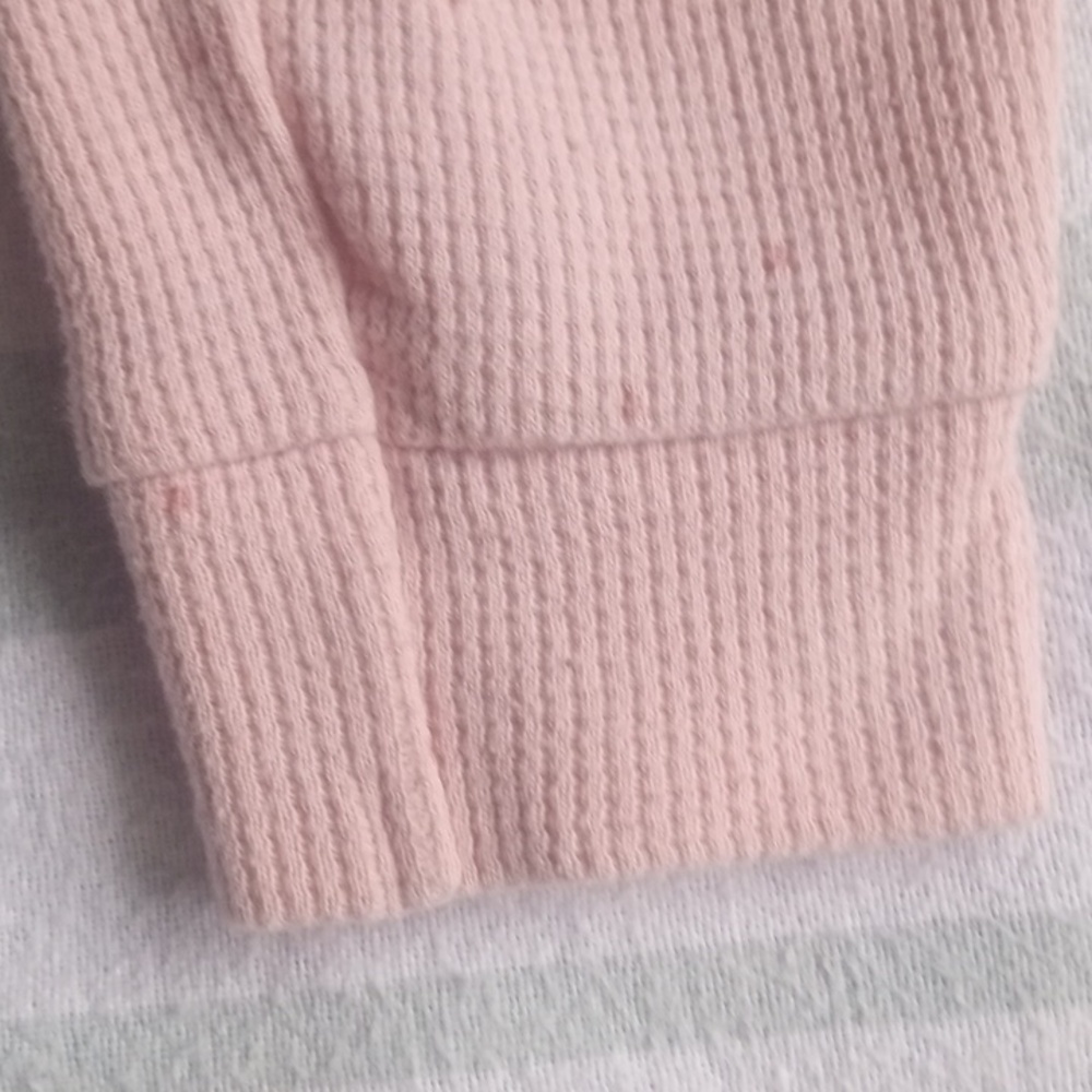 Carter's Pink Ribbed Baby Two Piece Set - Picture 8 of 9